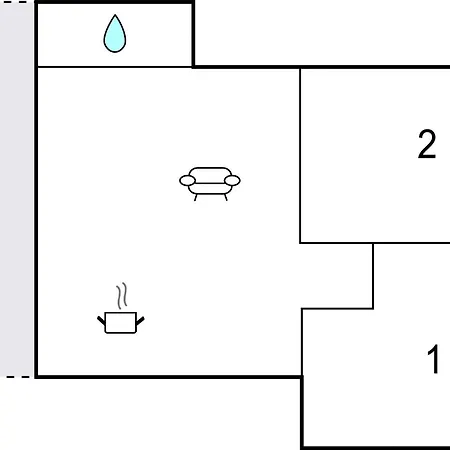 아파트 2 Bedroom Lovely In *